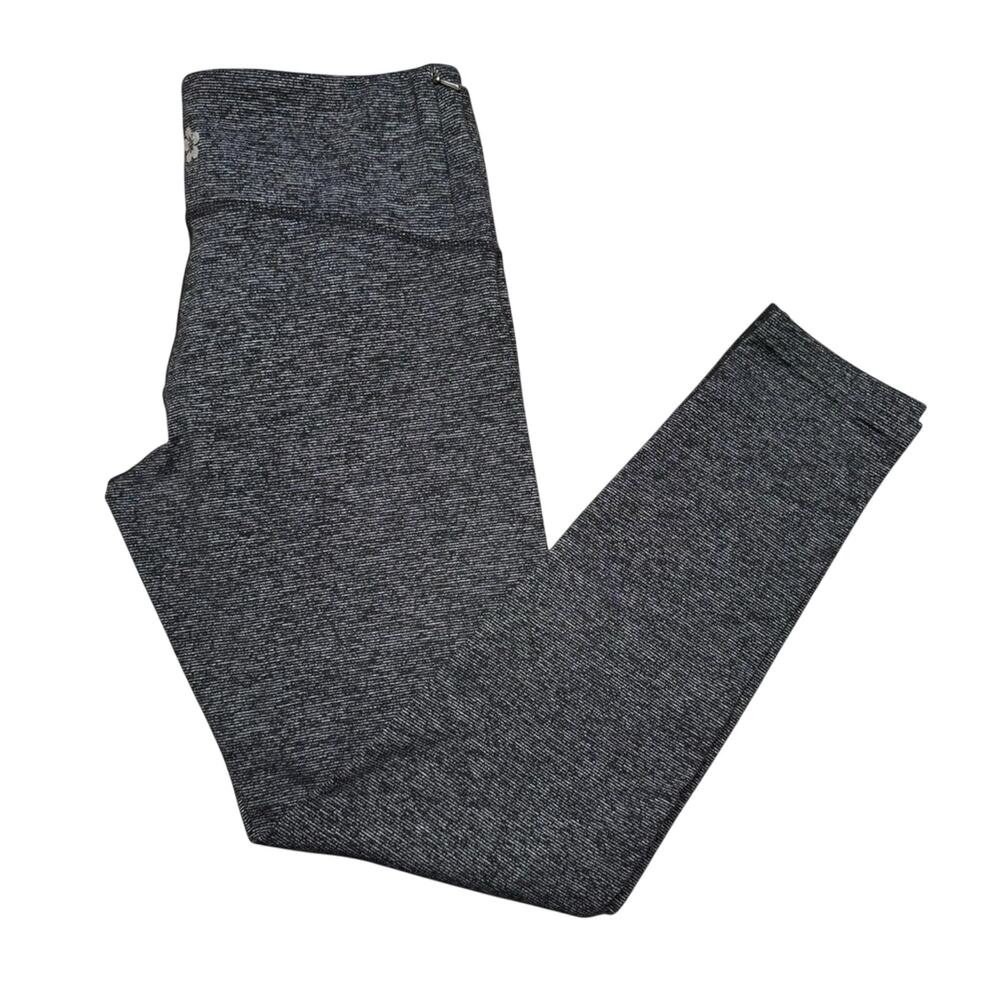 Tuff Athletics Gray Black Yoga Leggings S Supplex Lycra Workout - Picture 3 of 9
